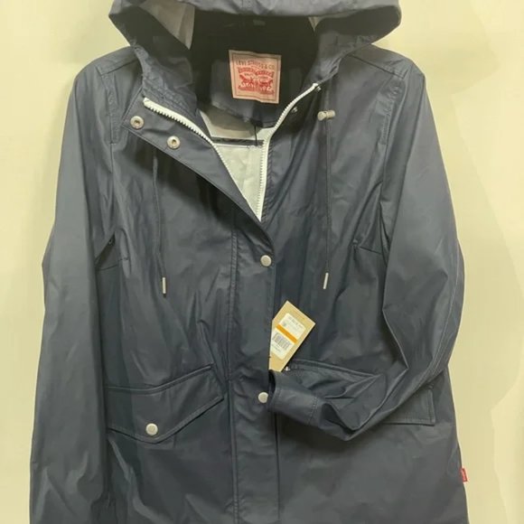 BNWT Levi’s Hoodie Rain coat/Wind breaker Small Sm - Picture 7 of 8